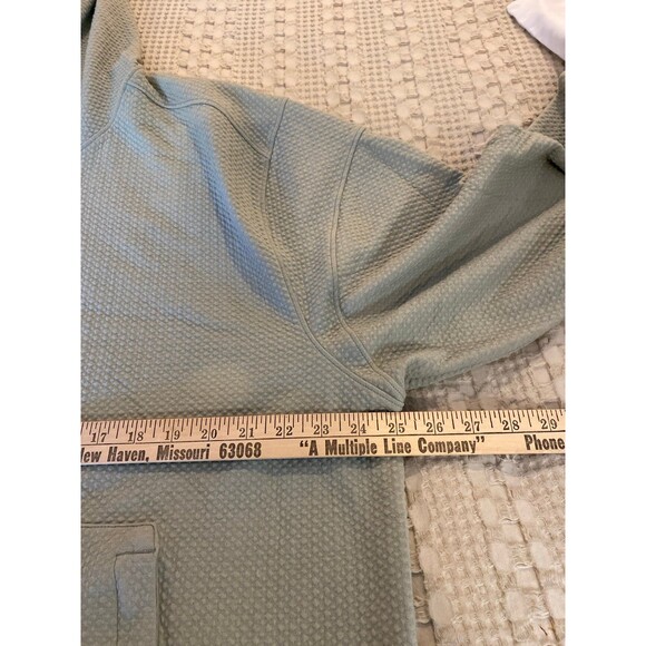 All in Motion Hoodie Jacket Pullover Textured Unisex  Size XL Sage Green - Picture 8 of 11